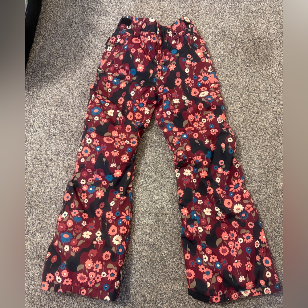 Burton‎ Pink and Black Print Snowpants
